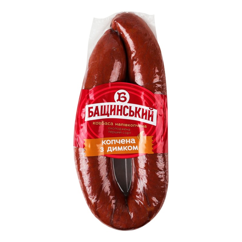 Колбаса Славянская копченая на дровах, 1.5 кг Фабрика качества